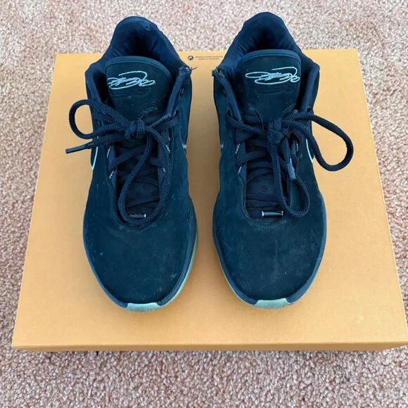 Nike LeBron 21 Tahitian Basketball Shoes Black & Oil Green Size 8.5 US Pre-Owned - Picture 4 of 12